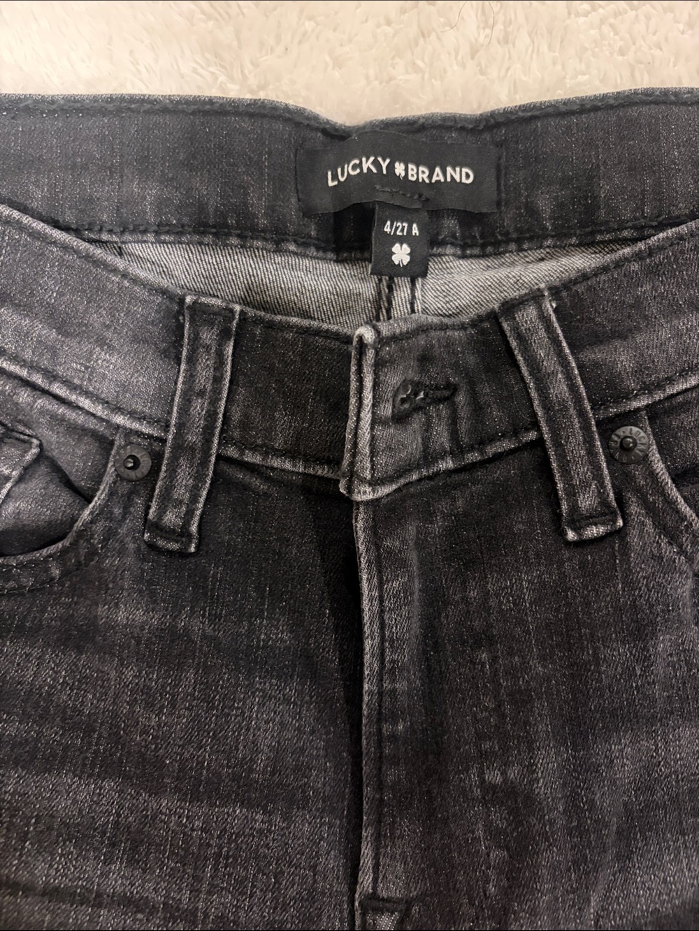 Lucky Brand Men’s Gray-Black Slim Jeans